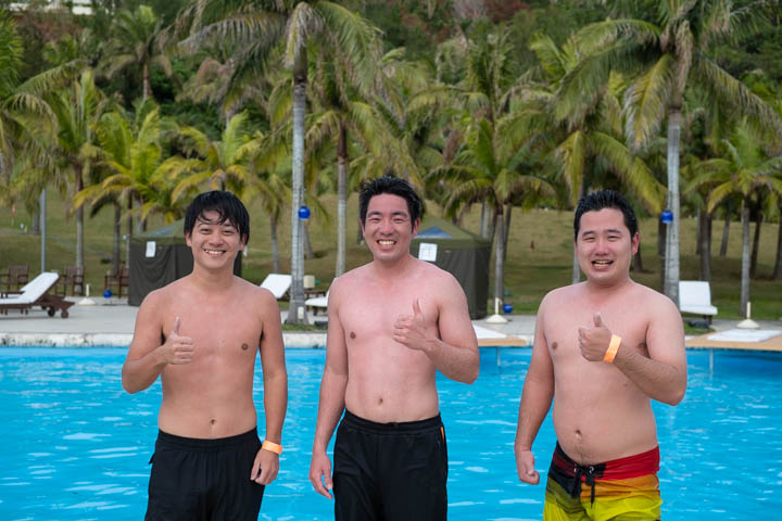 体験した男性３名