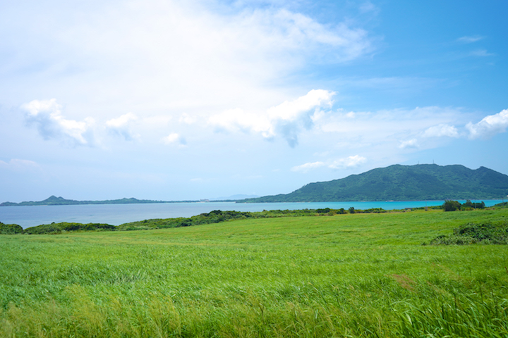 石垣島の西部にある崎枝半島