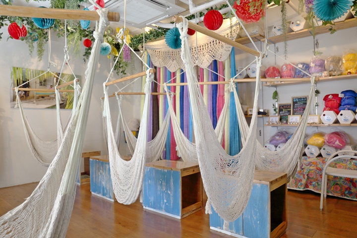 HAMMOCK CAFE LA ISLA（ハンモックカフェ ラ・イスラ）のハンモック