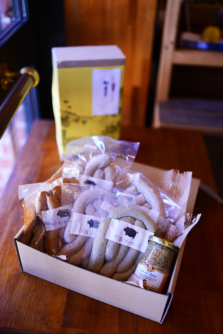 自家製ソーセージのセット