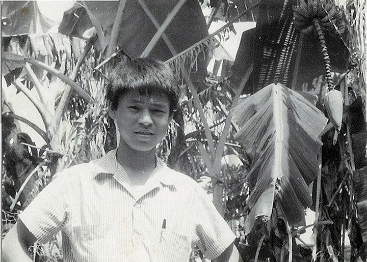 高校生の時の林賢さんの写真