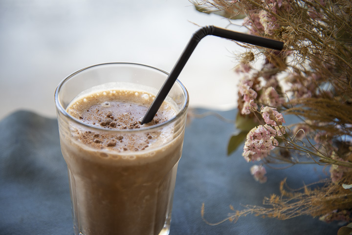 バナナコーヒーシェイク