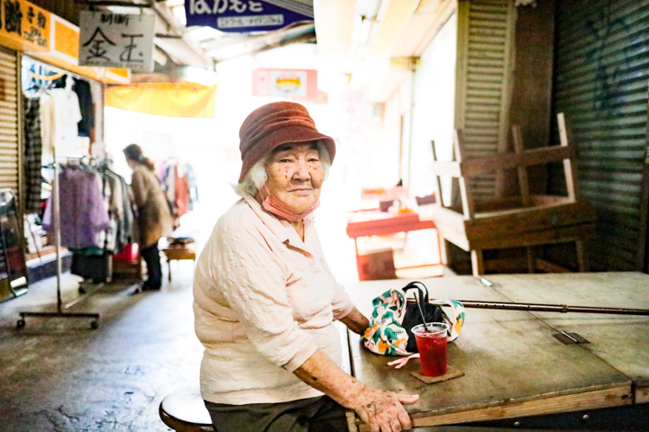ちゅらかーぎー(美人)のおばー