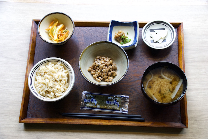 納豆味噌定食