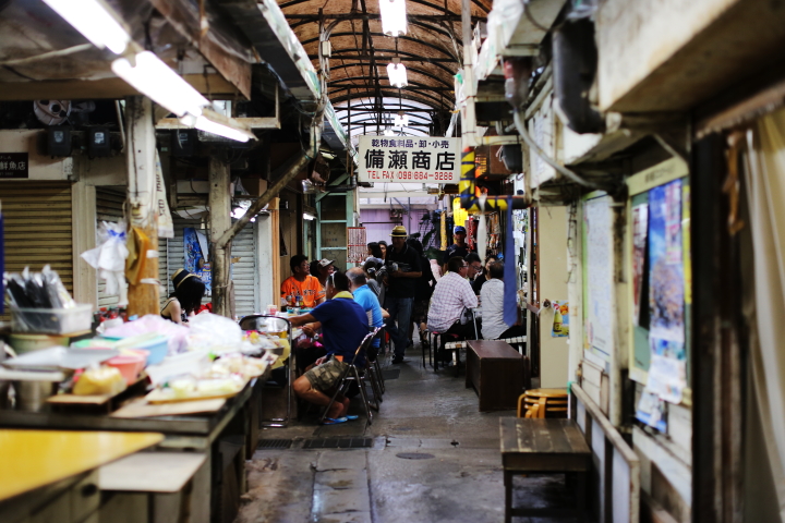 市場の通り