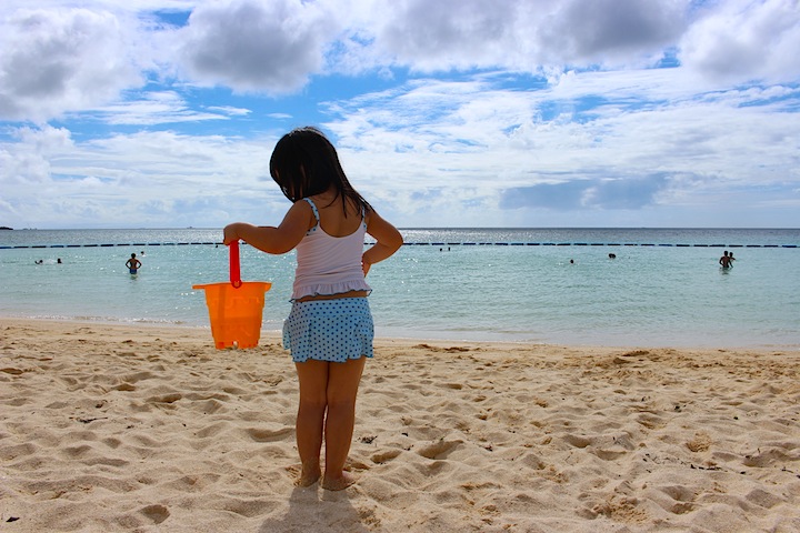 トロピカルビーチは小さなお子様でも楽しめるビーチ