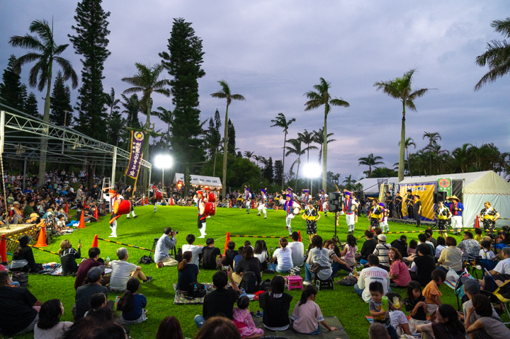 東南植物楽園でのエイサー