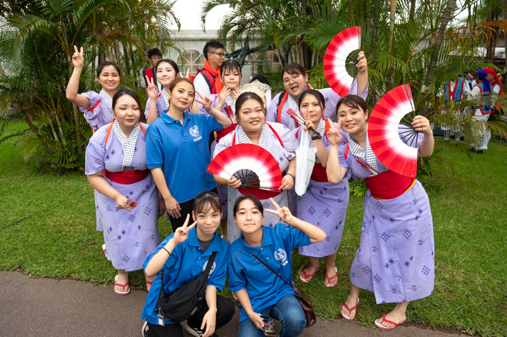 エイサーの踊り手の方々