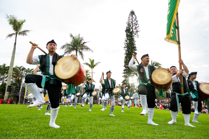 東青年会のエイサー