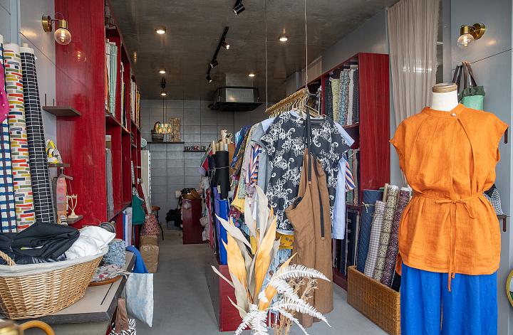 FABRIC SHOP MINAMIの店内